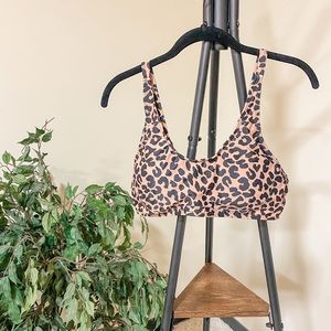 cheetah bathing suit top